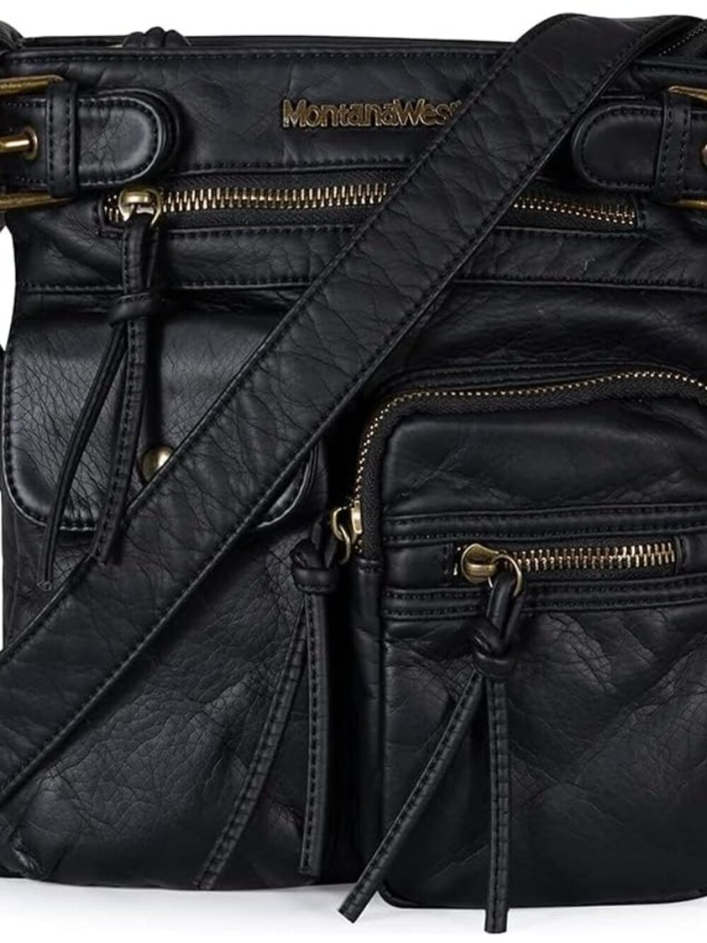 Crossbody Bag for Women Multi Pocket Shoulder Medium Travel Purses Ultra Soft Wa